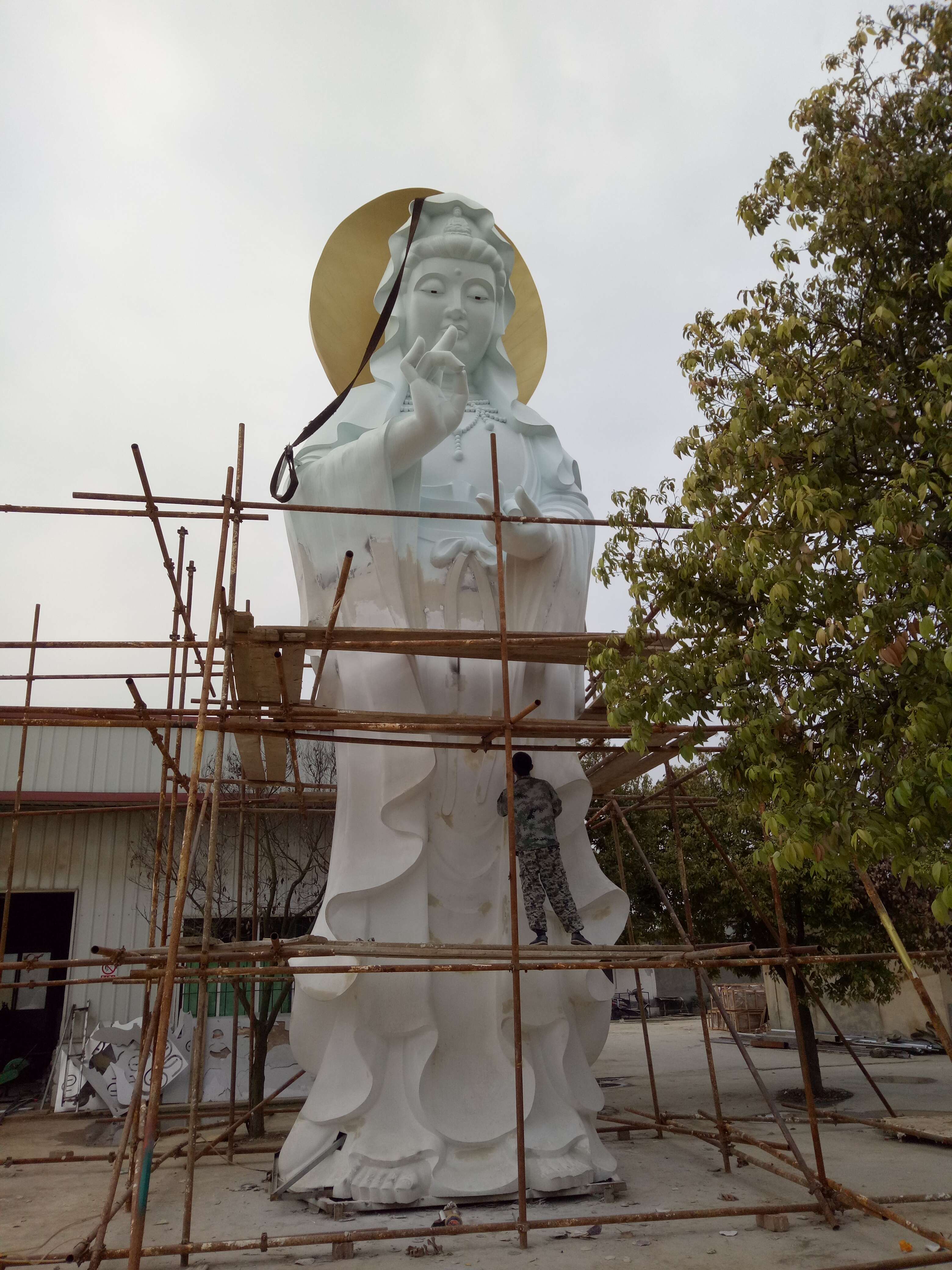 玻璃钢佛像案例