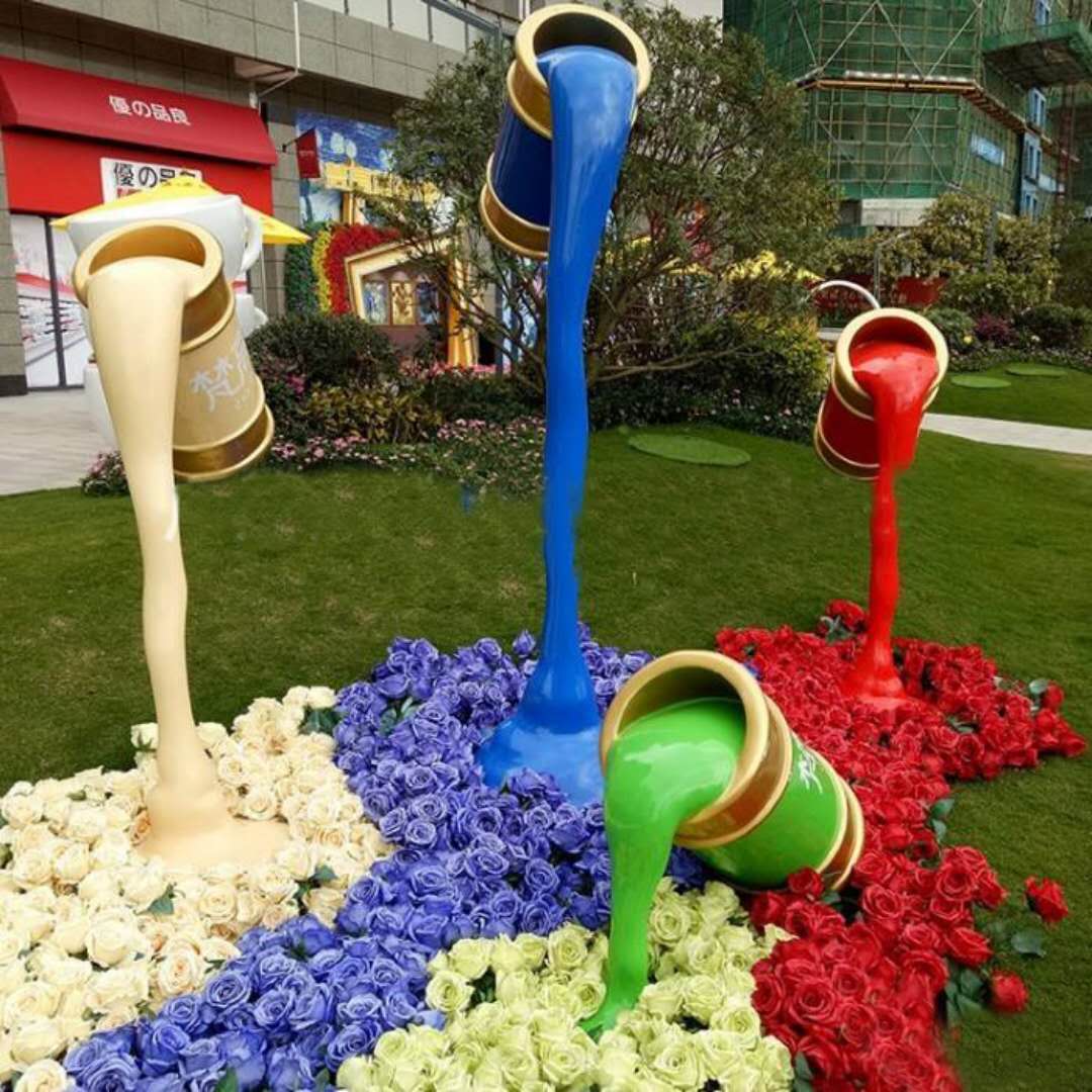 玻璃钢雕塑-油漆桶