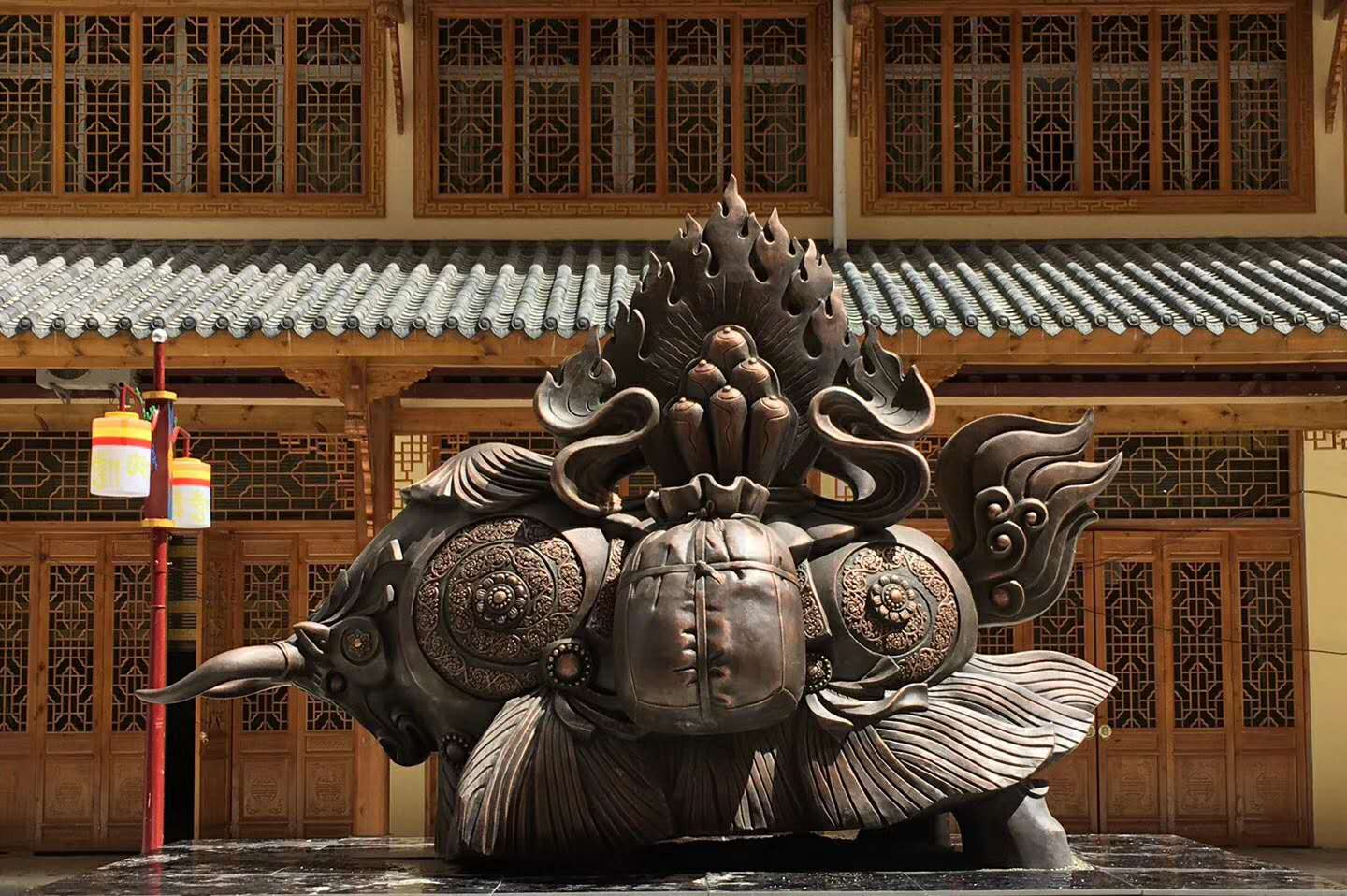 铸铜动物雕塑牛